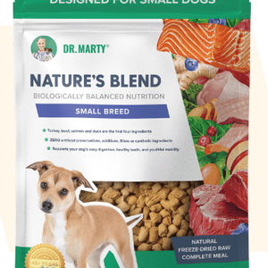 Dr Marty Natures Blend Small Breed Freeze Dried Raw Dog Food for Small Dogs