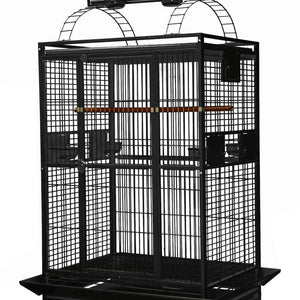 A&E Cage Company 36"x28" Playtop Cage with 1" Bar Spacing Bird Cage - 644472450033
