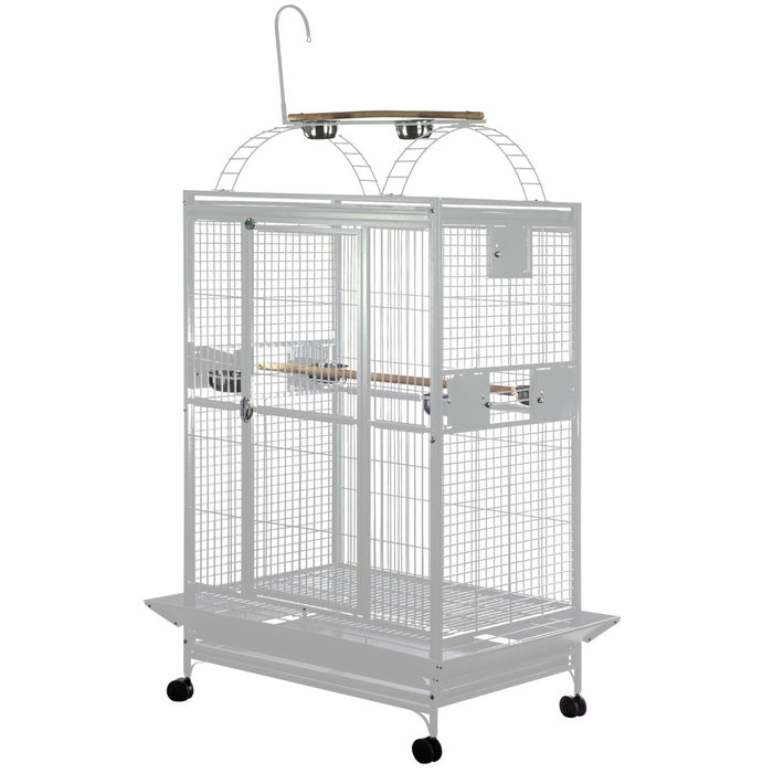 A&E Cage Company 40"x30" Playtop Cage with 1" Bar Spacing Bird Cage - 644472475067