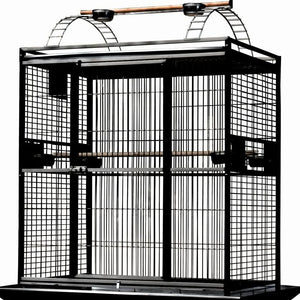 A&E Cage Company 48"x36" Playtop Cage 1" Bar Spacing Bird Cage - 644472555998