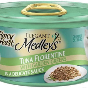 Fancy Feast Elegant Medleys Tuna Florentine Canned Cat Food - 00050000570577