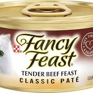 Fancy Feast Tender Beef Pate Canned Cat Food - 10050000429544