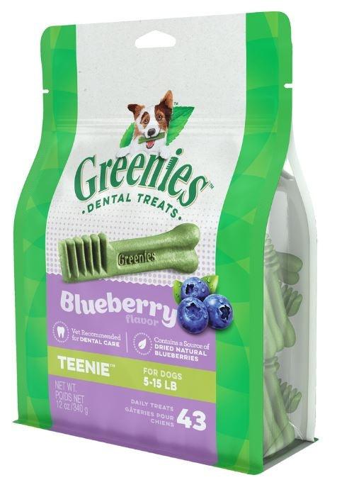 Greenies Teenie Blueberry Dental Dog Chews - 642863104794