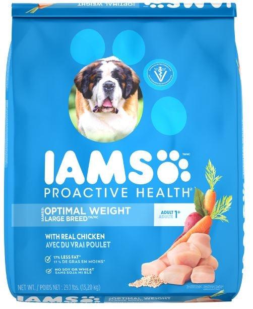 Iams ProActive Health Adult Weight Control Large Breed Dry Dog Food - 019014700691