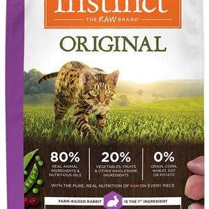 Instinct Original Grain Free Recipe with Real Rabbit Natural Dry Cat Food - 769949658603