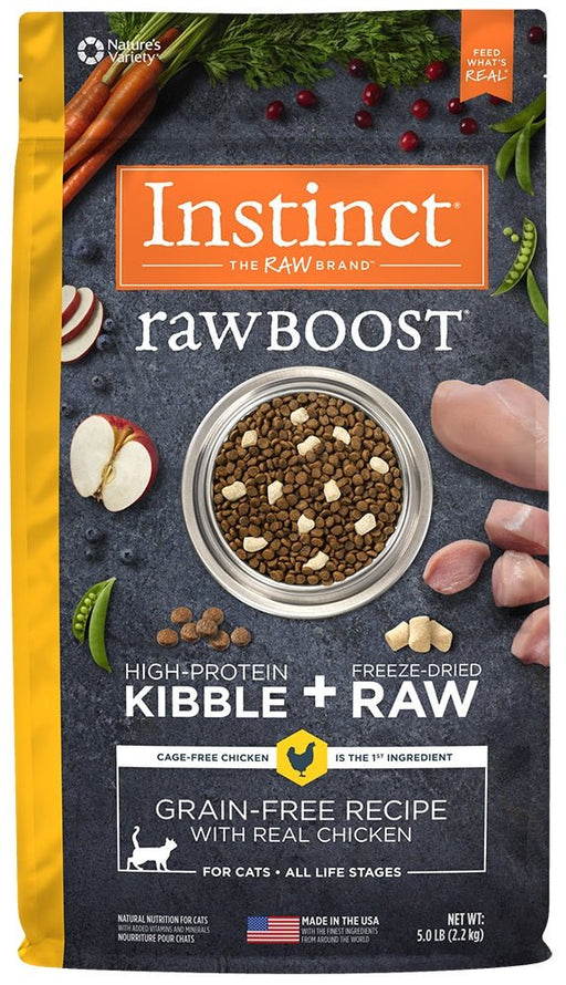 Instinct Raw Boost Grain Free Recipe with Real Chicken Natural Dry Cat Food - 769949658634