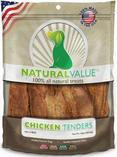 Loving Pets Natural Value Chicken Tenders Dog Treats - 842982080508