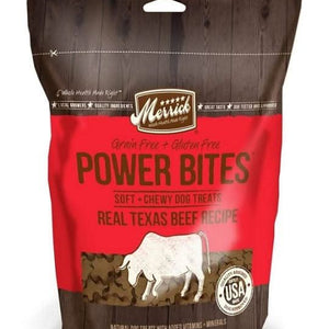 Merrick Power Bites Real Texas Beef Recipe Dog Treats - 022808785132