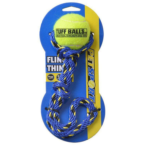Petsport Tuff Ball Fling Thing Dog Toy - 713080700035