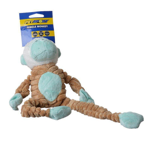 PetSport Tuff Squeak Jungle Monkey Toy - 713080205301