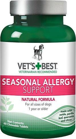 Vet's Best Seasonal Allergy Support Dog Supplement - 031658102433