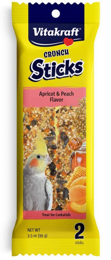 Vitakraft Crunch Sticks Apricot & Peach Cockatiel Treats - 051233594521