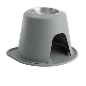 WeatherTech Single High Pet Feeding System - 10" with 64 oz Stainless Bowl - 787765792141