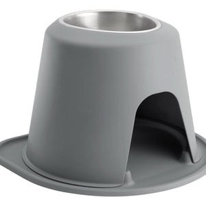 WeatherTech Single High Pet Feeding System - 12" with 64 oz Stainless Bowl - 787765280914