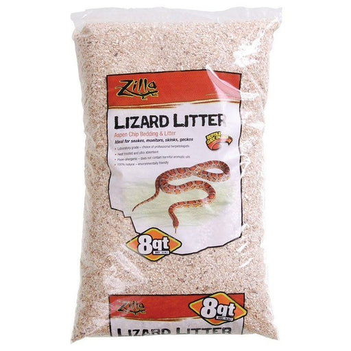 Zilla Lizard Litter - Aspen Chip Bedding & Lutter - 096316113091