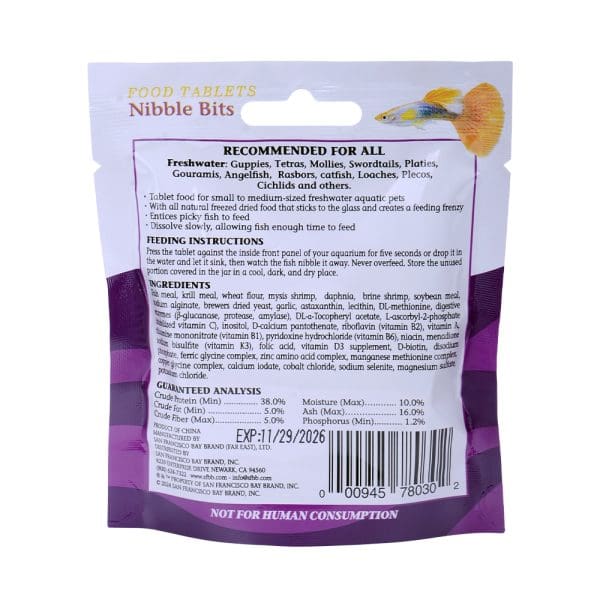 San Francisco Bay Brand Freshwater Carnivore Nibble Bits .5oz
