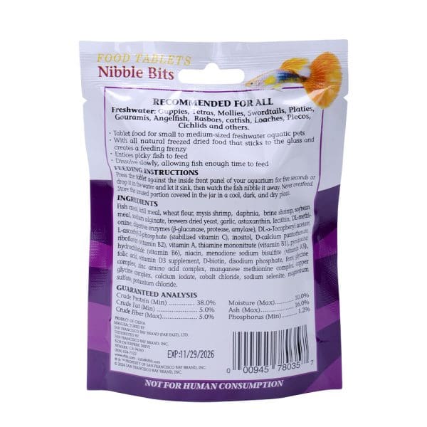 San Francisco Bay Brand Freshwater Carnivore Nibble Bits 2.1 oz