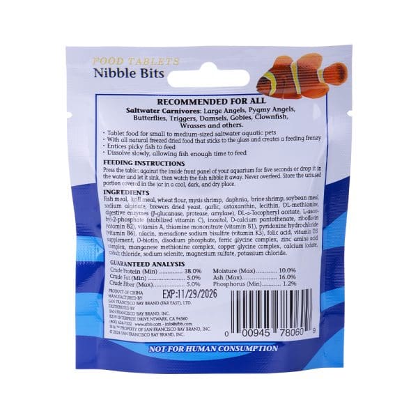 San Francisco Bay Brand Saltwater Carnivore Nibble Bits .5oz