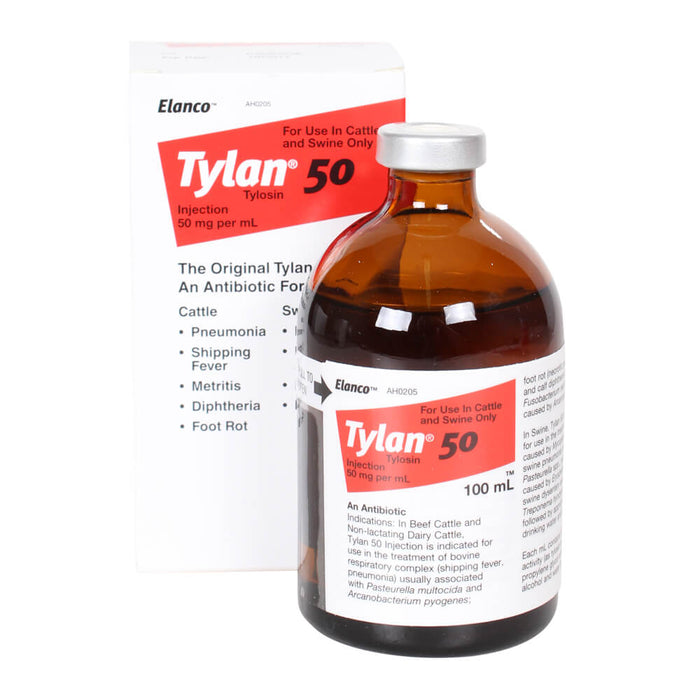 Rx Tylan 50 Injection  50 mg x 100 mL