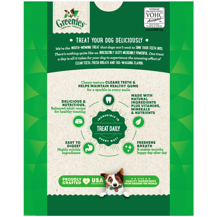 Greenies Dog Natural Dental Treats Teenie Original 27oz (96 Treats)