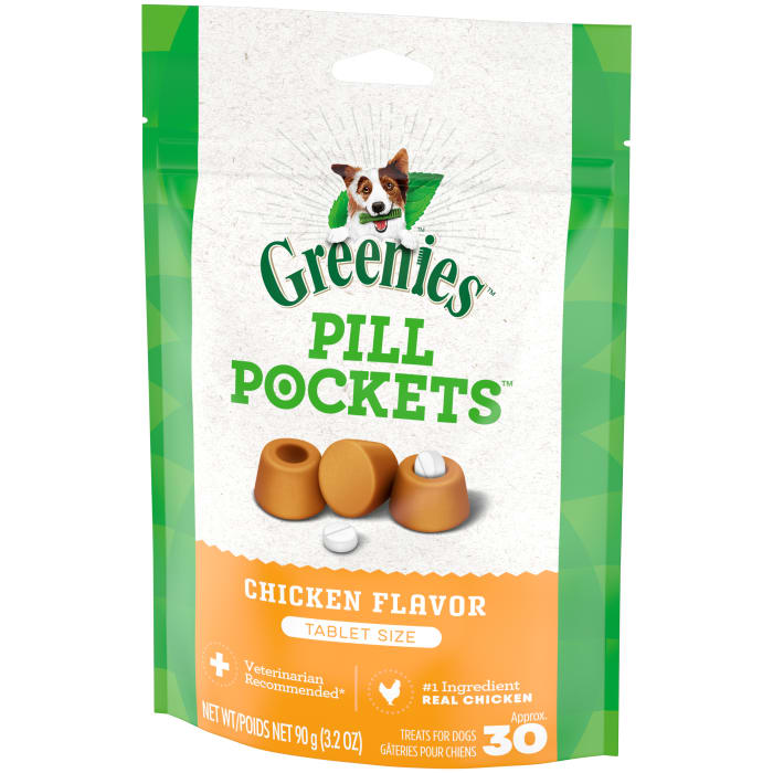 Greenies Pill Pockets for Tablets Chicken 3.2oz (30 Treats)