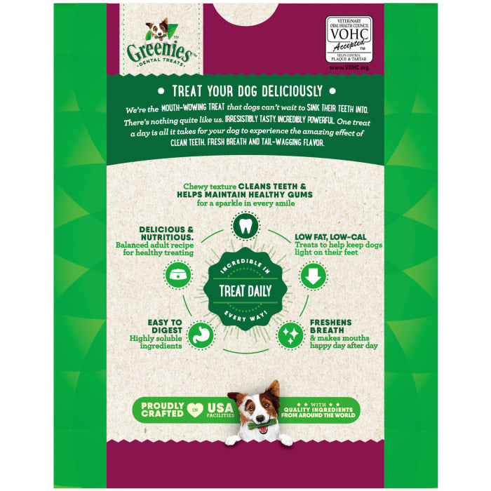 Greenies Weight Management Dog Natural Dental Treats Regular 27oz (27 Treats)