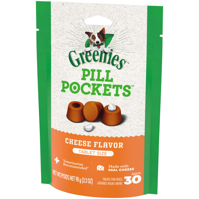 Greenies Pill Pockets for Tablets Cheese 3.2oz (30 Treats)