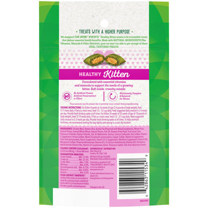 Greenies Feline Smart Bites Healthy Kitten Cat Treats Chicken 2.1oz