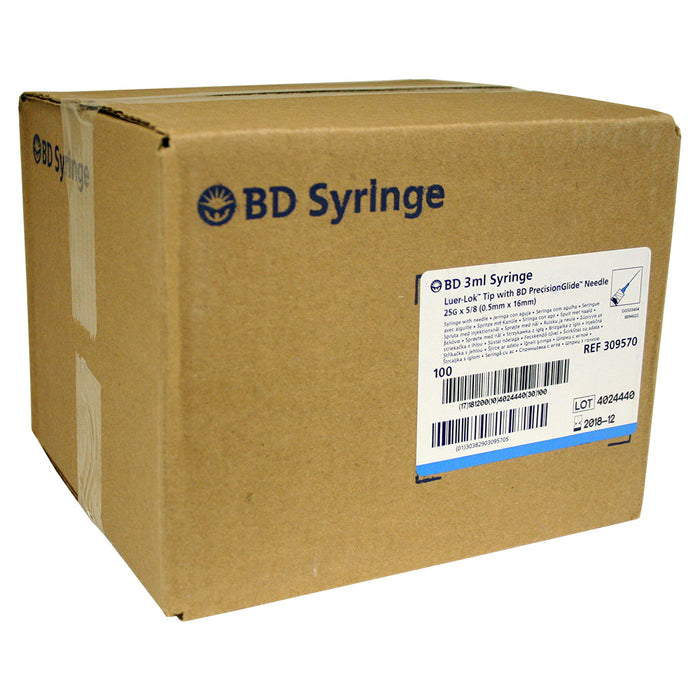 Rx Syringe  3cc x 25 x 5/8 LL BD 100ct
