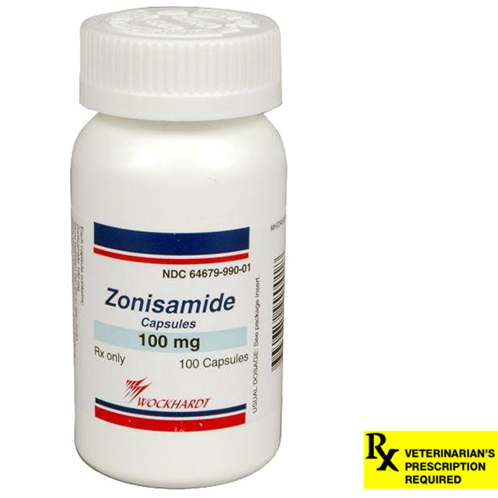 Rx Zonisamide, 100 mg x 100 Capsules