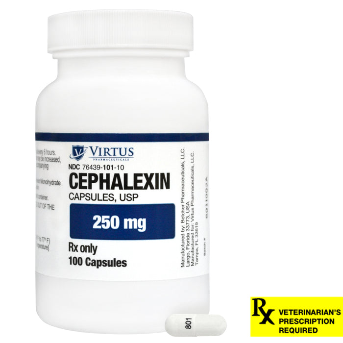 Rx Cephalexin 250mg x 100 capsules
