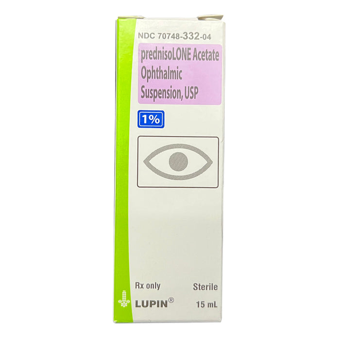 Rx Prednisolone Acetate 1% x 15ml opth suspension