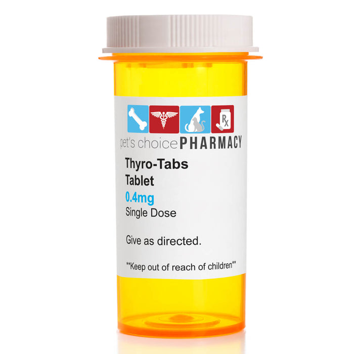 Rx Thyro-Tabs, 0.4mg x 1 Tablet