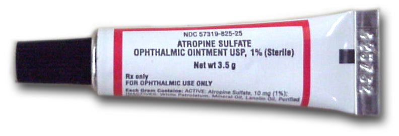 Rx Atropine 1% x 3.5gm opth ointment