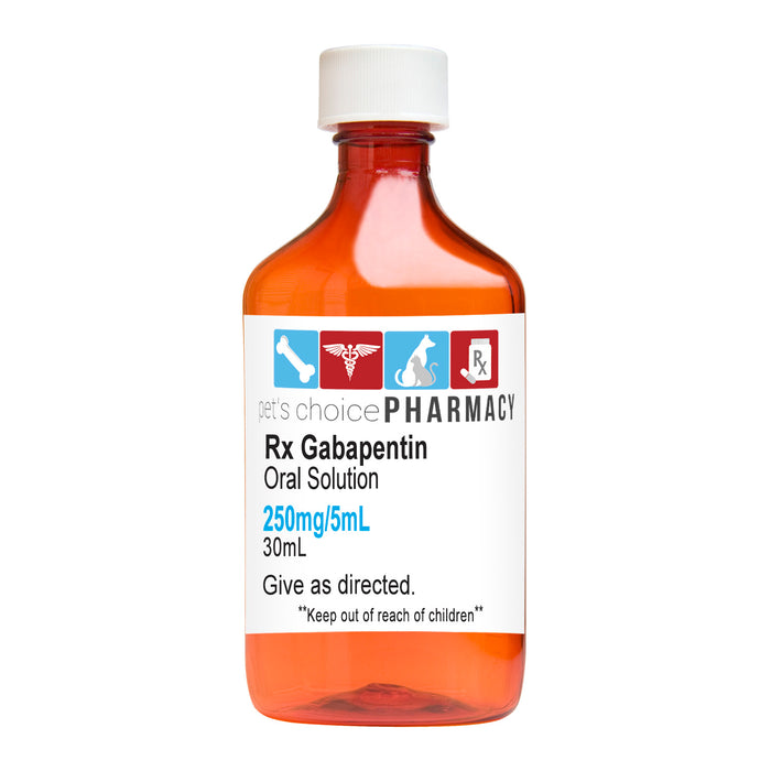 Rx Gabapentin Oral Solution 250mg/5ml 30ml