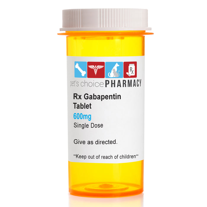 Rx Gabapentin 600mg, Single Tablet