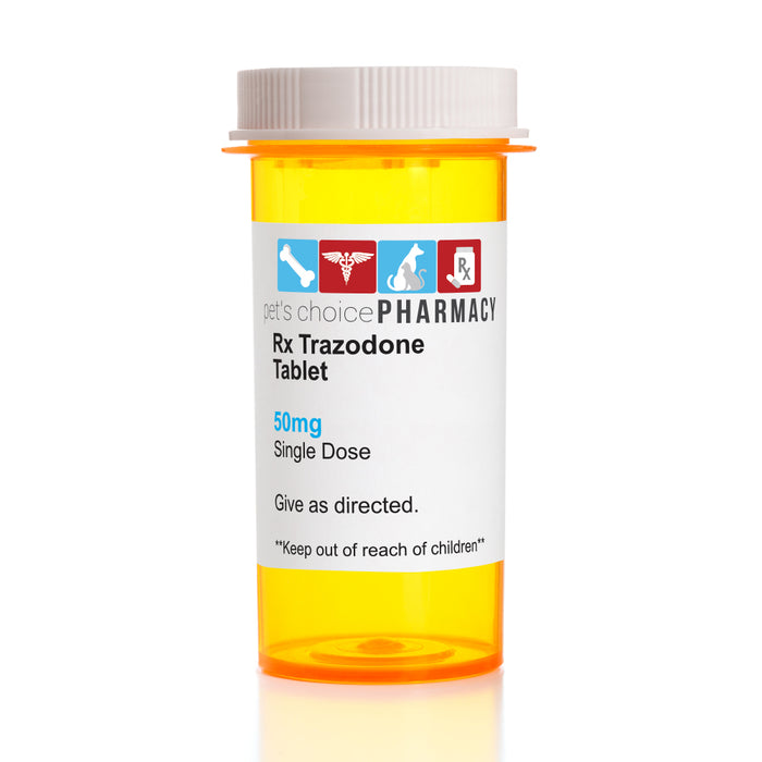Rx Trazodone, 50 mg x 1 Tablet