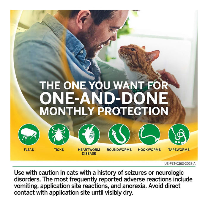 Rx Nexgard Combo Topical for Cats, 5.6-16.5lbs, Single