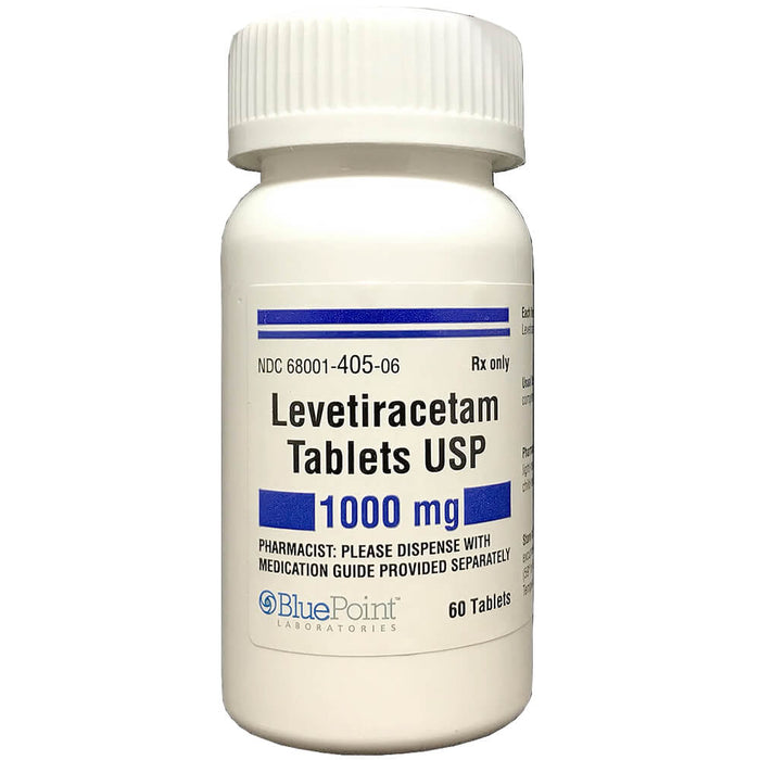 Rx Levetiracetam, 1000 mg x 60 Tablets