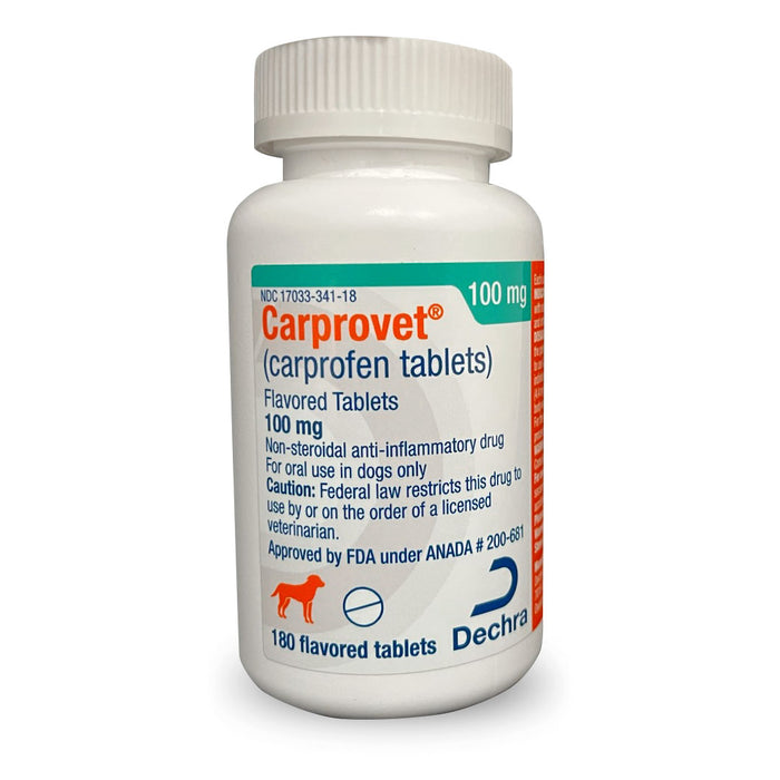 Rx Carprovet Flavored Tablets 100 mg, 180 ct