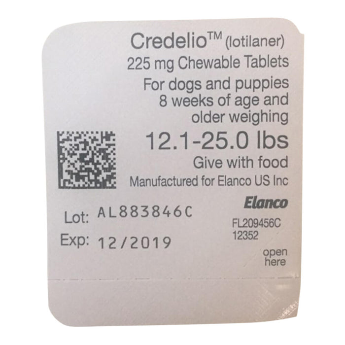 Rx Credelio 12.1-25 lbs (Orange) x 1 tablet
