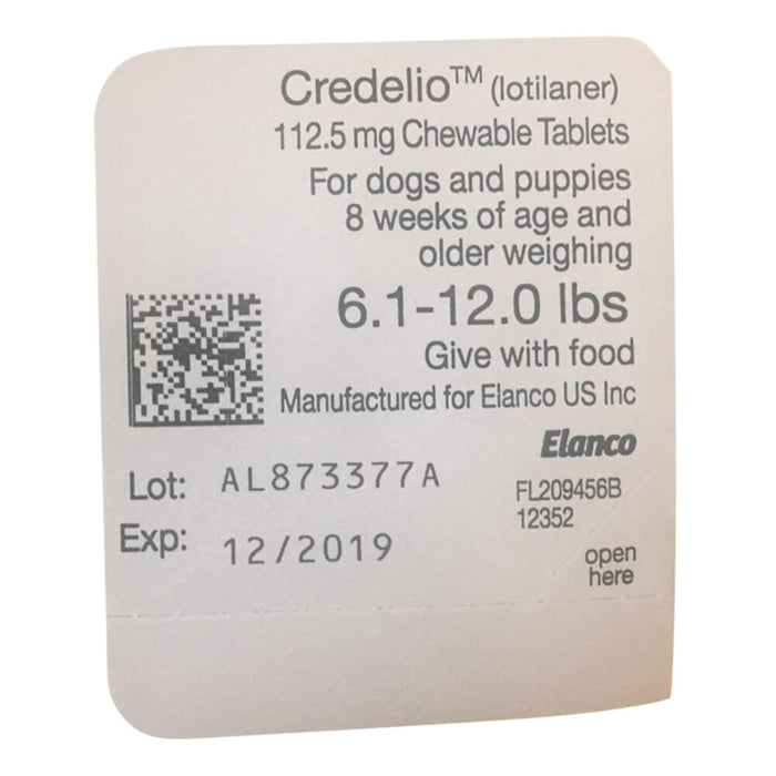 Rx Credelio 6.1-12 lbs (Pink) x 1 tablet