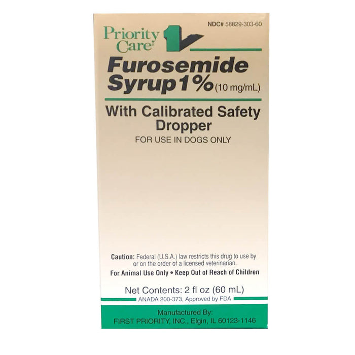 Rx Furosemide Syrup, 10 mg/ml x 60 ml bottle