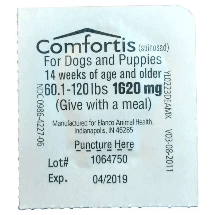 Rx Comfortis 60.1-120 lb Dogs x 1 tablet