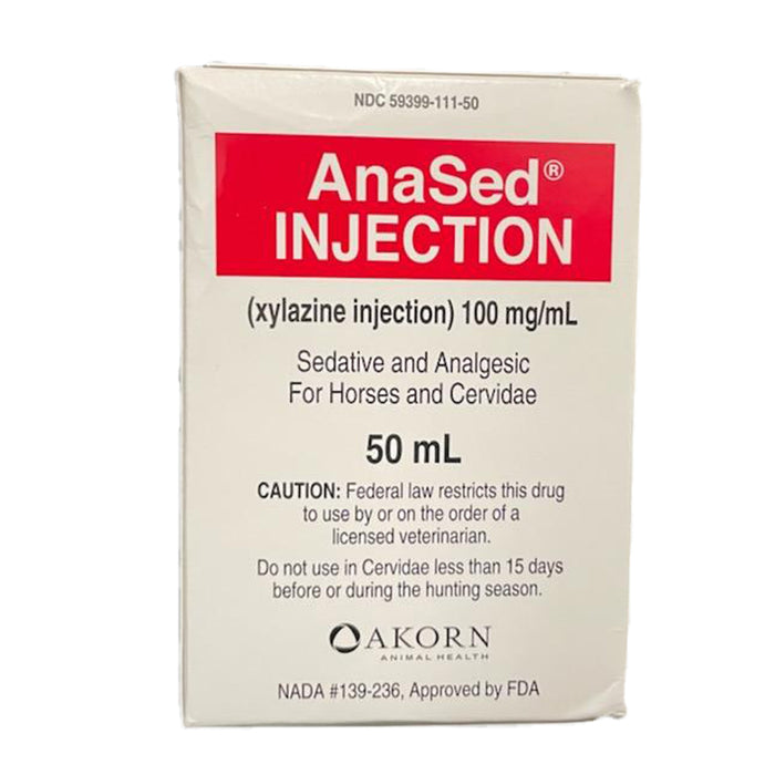 Rx AnaSed Injection, 100mg/ml x50ml bottle