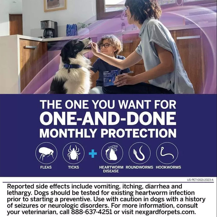 Rx Nexgard Plus, 8.1-17 lbs, Single