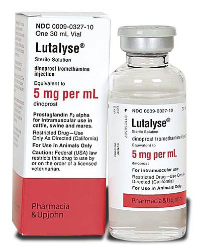 Rx Lutalyse 5mg/ml injection x 30ml bottle