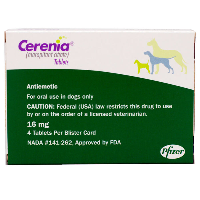 Rx Cerenia 16 mg x 4 ct