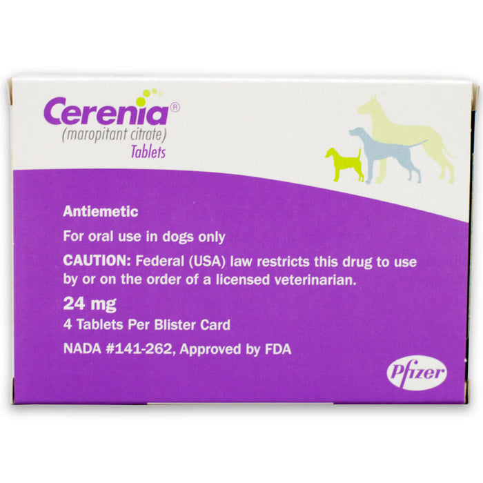 Rx Cerenia, 24 mg x 4 Tablets