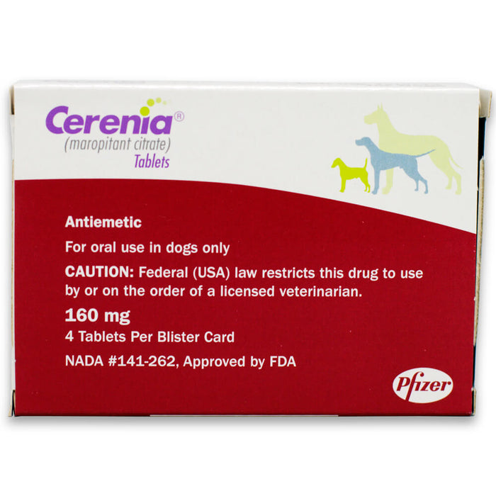 Rx Cerenia, 160mg x 4 Tablets